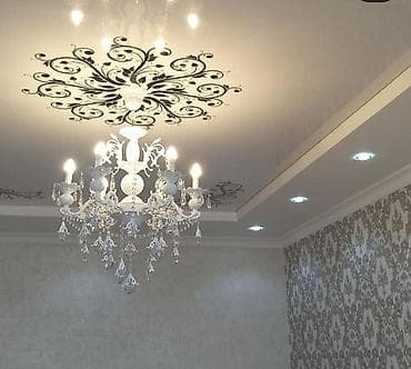 ness construction: Натяжной потолок Глянцевое, Матовое, 3D потолки Гарантия, Бесплатная консультация, Бесплатный замер — 10
