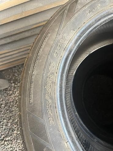 ка 20: Шины 225 / 60 / R 17, Лето, Б/у, Комплект, Внедорожные (АТ/МТ) — 1