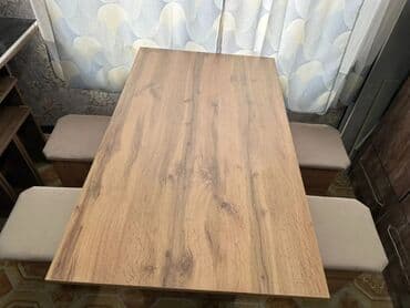 мебель ош таатан: Кухонный стол, Новый, Прямоугольный, Нераскладной — 6