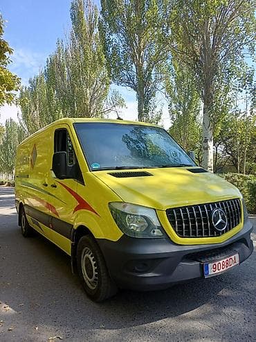 рекстон авто: Грузовой фургон Mercedes‑Benz Sprinter (длинная база), желтый — 6
