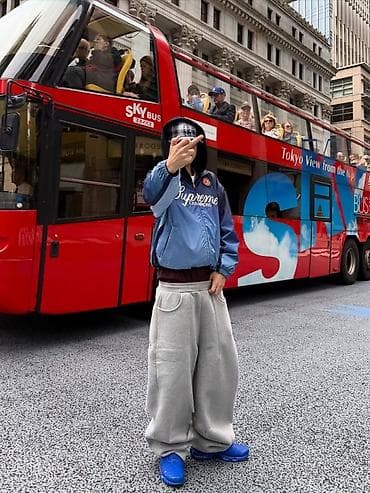 жинсы штаны: ПРОДАЮ Серые широкие джоггеры/свободные спортивные брюки ЗАКАЗАЛ ИЗ — 2