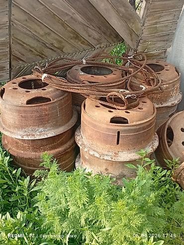 диск на фуру: Железные Диски R 17 Б/у — 4