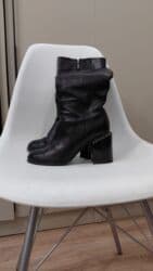 оптом ботинки: Сапоги, 37.5, Basconi, Б/у, цвет - Черный, Самовывоз — 2