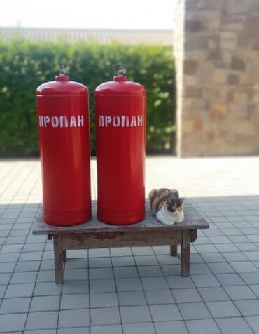 Газ балоны бу 50л для кафе баров ресторанов стройки столовой натяжных