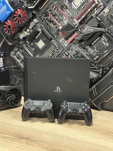 ноутбук почти новый: Игровая консоль PlayStation 4pro Комплект : Два Джойстика и — 4
