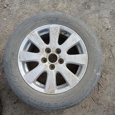 р15 5 100: Литые Диски R 16 Toyota, 1 шт, отверстий - 5, Б/у — 1
