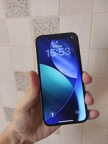 IPhone 13 mini, Б/у, 128 ГБ, Midnight, Кабель, 77 %