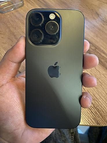 музык: IPhone 16 Pro, Колдонулган, 256 ГБ, Black Titanium, Коргоочу айнек, Каптама, Кабель, 91 % — 2