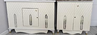 Тумба для кухни, Б/у, Без мойки, Напольная, ДСП, цвет - Белый