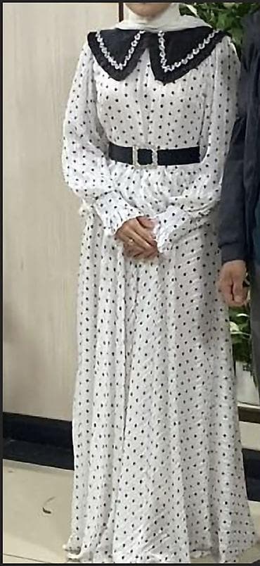 спортивный вещи: Повседневное платье, Лето, Длинная модель, M, L — 1