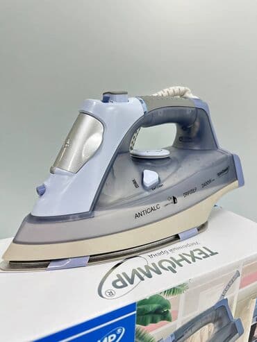 Утюг Паровой, Керамический, Самоочистка, Вертикальное отпаривание, Система защиты от накипи