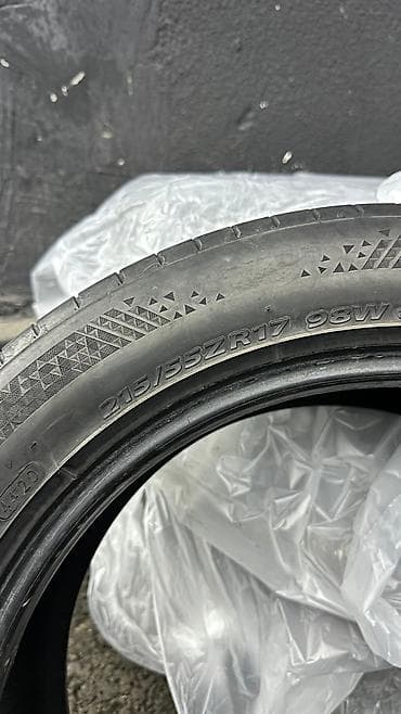 r17 mazda: Шины 215 / 55 / R 17, Лето, Б/у, Комплект, Легковые, Kapsen — 1