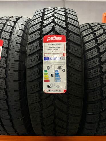 Шиналар 225 / 75 / R 16, Кыш, Жаңы, Жеңил коммерциялык транспорт (C/LT), Туркия, Petlas