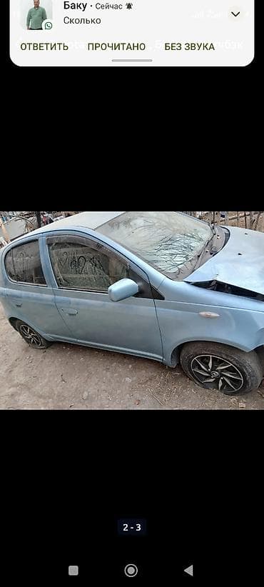 volvo 480: Toyota Vitz: 2001 г., Бензин, Хэтчбэк — 2
