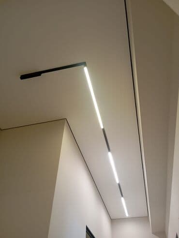 трековые светильник: Натяжной потолок Глянцевое, Матовое, 3D потолки Бесплатный замер, Гарантия, Монтаж — 36