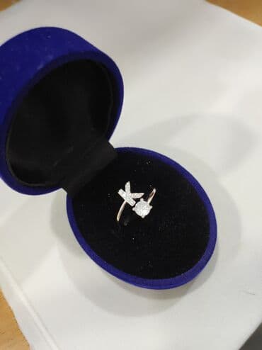 свадебные платья оптом бишкек: Серебряная колечка с буквой "K" Серебро 925 Без размерный Цена — 3