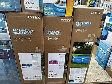 Каркасные бассейны Intex 1) Intex Rectangular Frame Pool 2.60 × 1.60