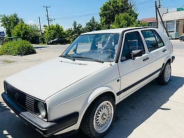Унаа: Volkswagen Golf: 1987 г., 1.8 л, Кол менен иштөөчү, Бензин, Хетчбек — 7