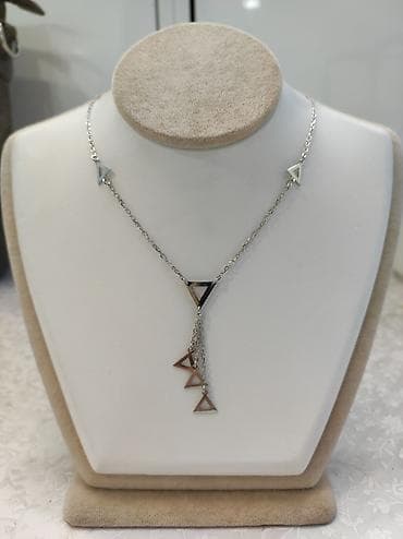 Үлпөт көйнөктөрү жана аксессуарлар: Серебрые Колье Серебро 925 пробы Длина 45 см Есть доставка по — 3