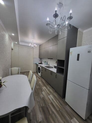 южные микрорайоны бишкека: 2 комнаты, Бытовая техника, Домофон, Интернет, Wi-Fi — 7