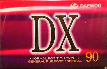 3ds max: Аудиокассета DAEWOO DX 90 - Тип: Normal Position Type I (Normal Bias) — 1