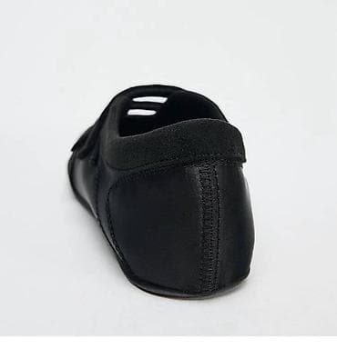 Новые Черные женские балетки Mary Jane с двумя ремешками - Силуэт — 2