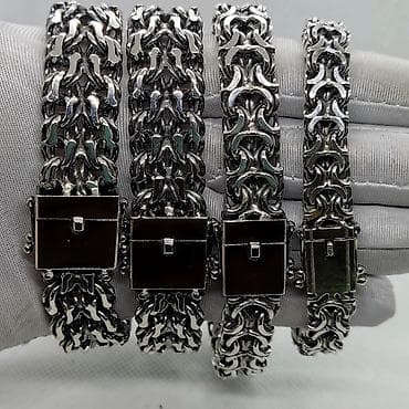 Личные вещи: Изготовление Цепей и Брасл из Серебро 925 пробы Ручная работа — 7