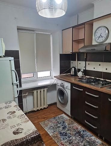 osh flat: 2 комнаты, Золотой квадрат Агентство недвижимости, Без подселения, от 1 года, С мебелью полностью — 1