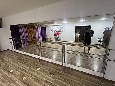pole dance: Настенная балетная станция с зеркальной стеной - Профессиональные — 4