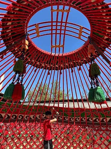 Юрты: Аренда юрты, Каркас Деревянный, 75 баш, Посуда, Самовар, С полом — 5