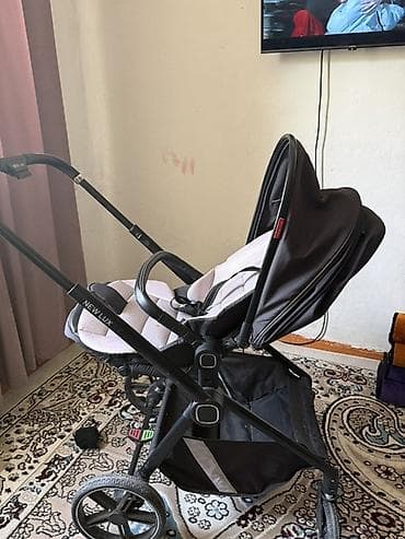 benebaby lux: Коляска, Другой бренд, цвет - Черный, Б/у, Самовывоз, Платная доставка — 5