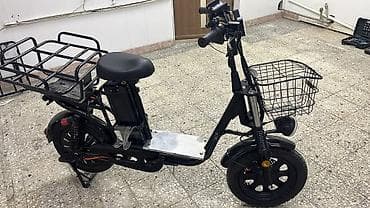 bid e2: Электроскутер грузового типа с удобной низкой рамой, сиденьем и двумя — 4