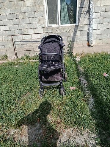 Детский мир: Коляска, Другой бренд, цвет - Черный, Б/у, Самовывоз — 7