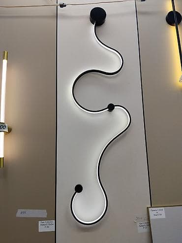 study lamp: Настенный светильник LED в виде гибкой волнистой линии - Тип — 1