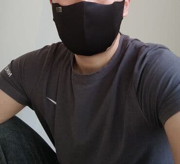 Тонометрлер: Многоразовая маска для лица из эластичной ткани - Анатомическая форма — 5