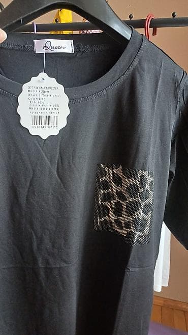 одежды б у: Футболка, Классическая модель, Китай, Хлопок, Новый, 2XL, 3XL, 4XL — 6
