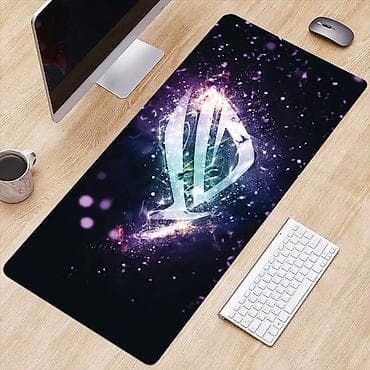 3 xl: Цена:400сом 🔸Большой коврик для мыши аниме геншин на стол — 9