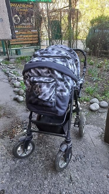 second hend: Продаётся коляска в отличном состоянии, почти не ездили, большие — 4