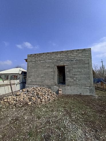 дом потолок: Продаётся недостроенное одноэтажное здание из блоков на монолитном — 3