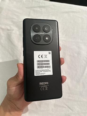Redmi, Redmi Note 15, Новый, 256 ГБ, цвет - Черный, 1 SIM, 2 SIM, eSIM