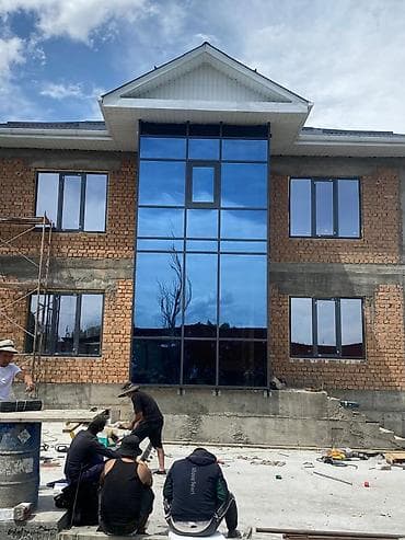 работа альпинист: Алюминиевые фасадные системы и витражное остекление под ключ - — 10