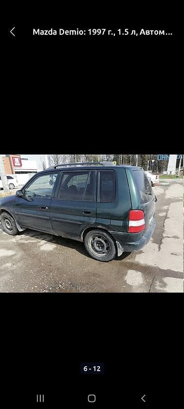 дисплей авто: Mazda Demio: 1997 г., 1.5 л, Автомат, Бензин, Минивэн — 3