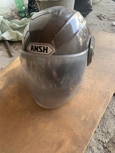 шлем весинг: Мотошлем ANSH, полноразмерный (full face) с прозрачным визором — 3