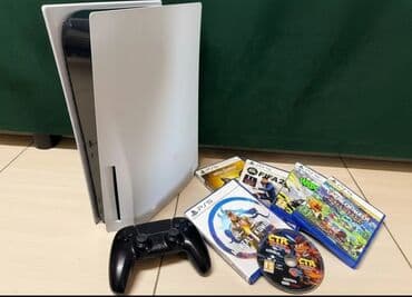 сони магнитафон: PS5 Фат с дисководом 8К, HDR, комплект полный, все необходимые — 1