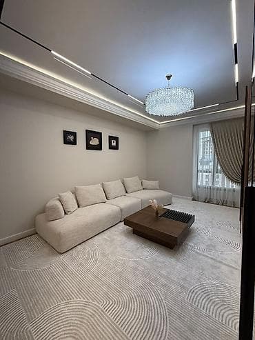 2 комнаты, 86 м², Элитка, Асанбай мкр Элитка, 15 этаж, Дизайнерский ремонт