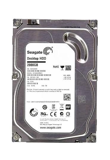 macbook 2012: Накопитель для ПК, Б/у, Seagate, HDD, 2 ТБ, 3.5", Для ПК — 2