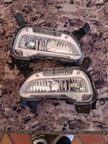 led h1: Комплект противотуманных фар Hyundai 2019 г., Б/у, Оригинал, Корея — 1