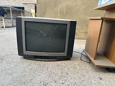 кабель для тв приставки: Телевизионный комплект ретро-техники и тумба: - Телевизор Panasonic — 2