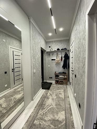 2 комнаты, 54 м², Кок-Жар мкр Индивидуалка, 12 этаж, Дизайнерский ремонт
