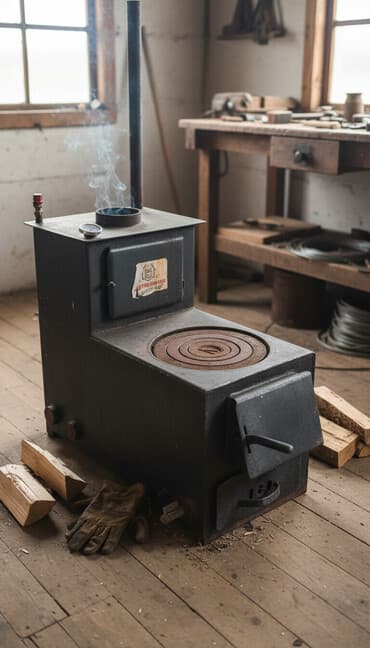 купить газон для футбольного поля: Печь-«буржуйка» с варочной поверхностью - Топливная: дрова/уголь — 1